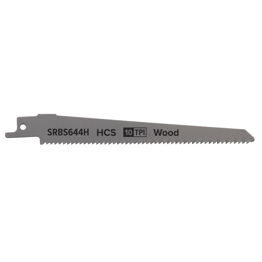 Reciprocating Saw Blade for Clean Wood 150mm 10tpi - Pack of 5 SRBS644H