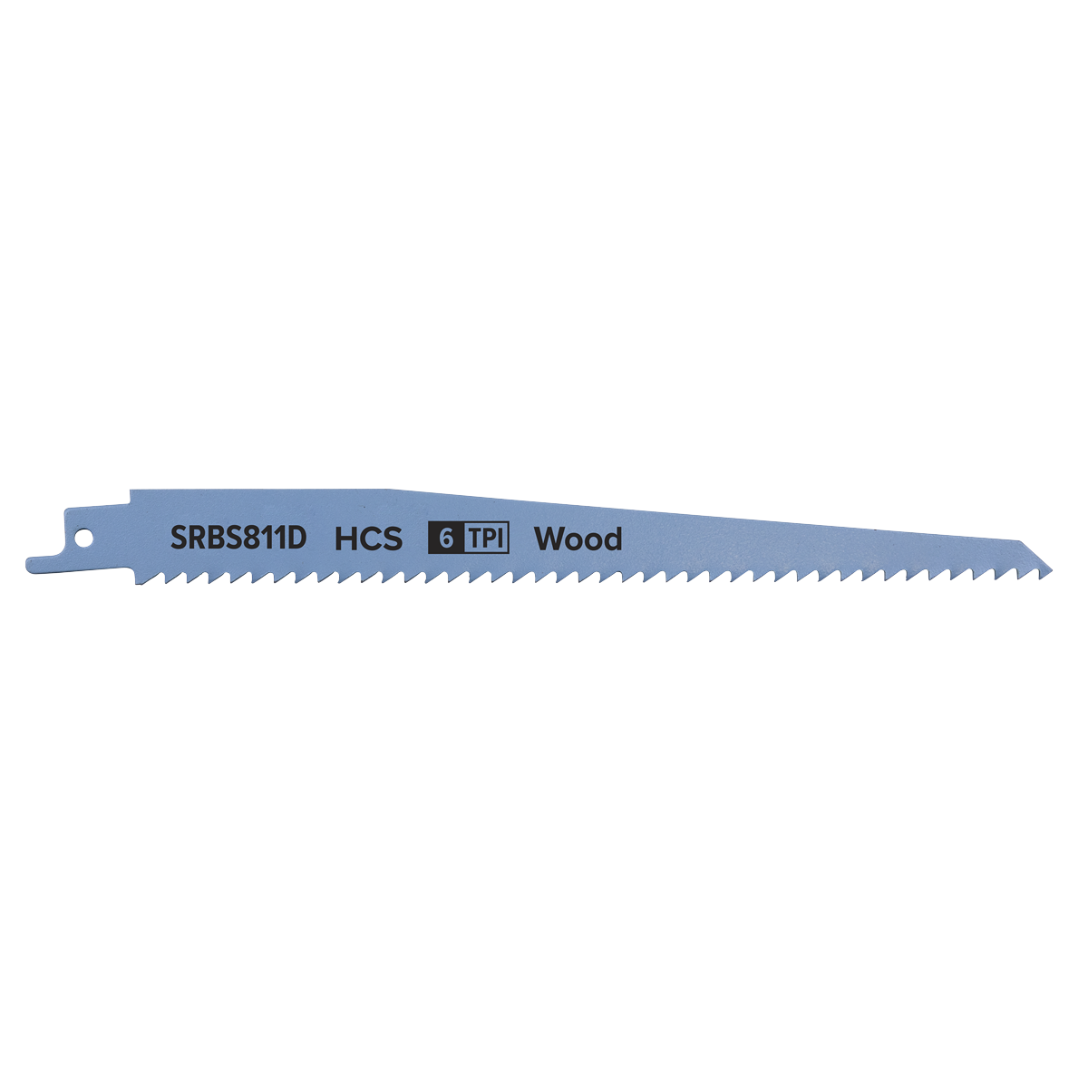 Reciprocating Saw Blade for Clean Wood 200mm 6tpi - Pack of 5 SRBS811D