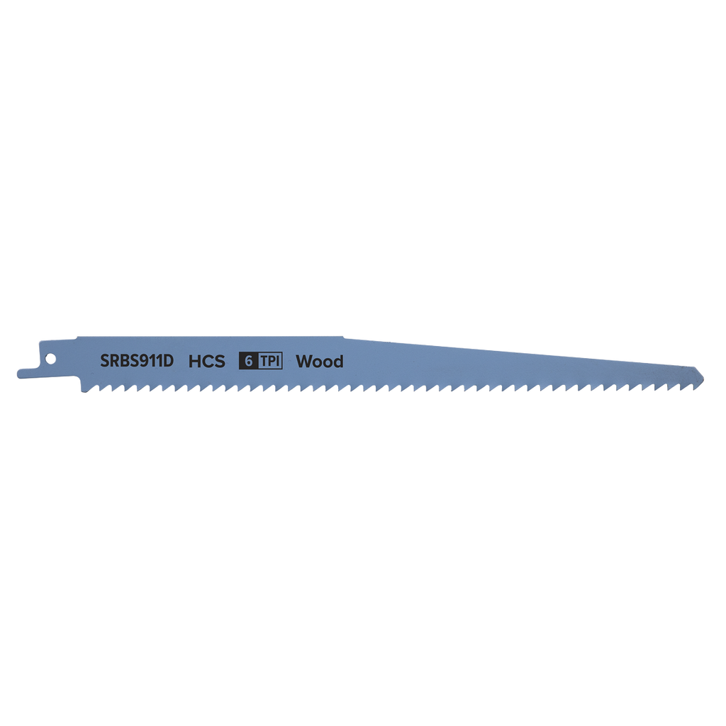 Reciprocating Saw Blade for Clean Wood 230mm 6tpi - Pack of 5 SRBS911D