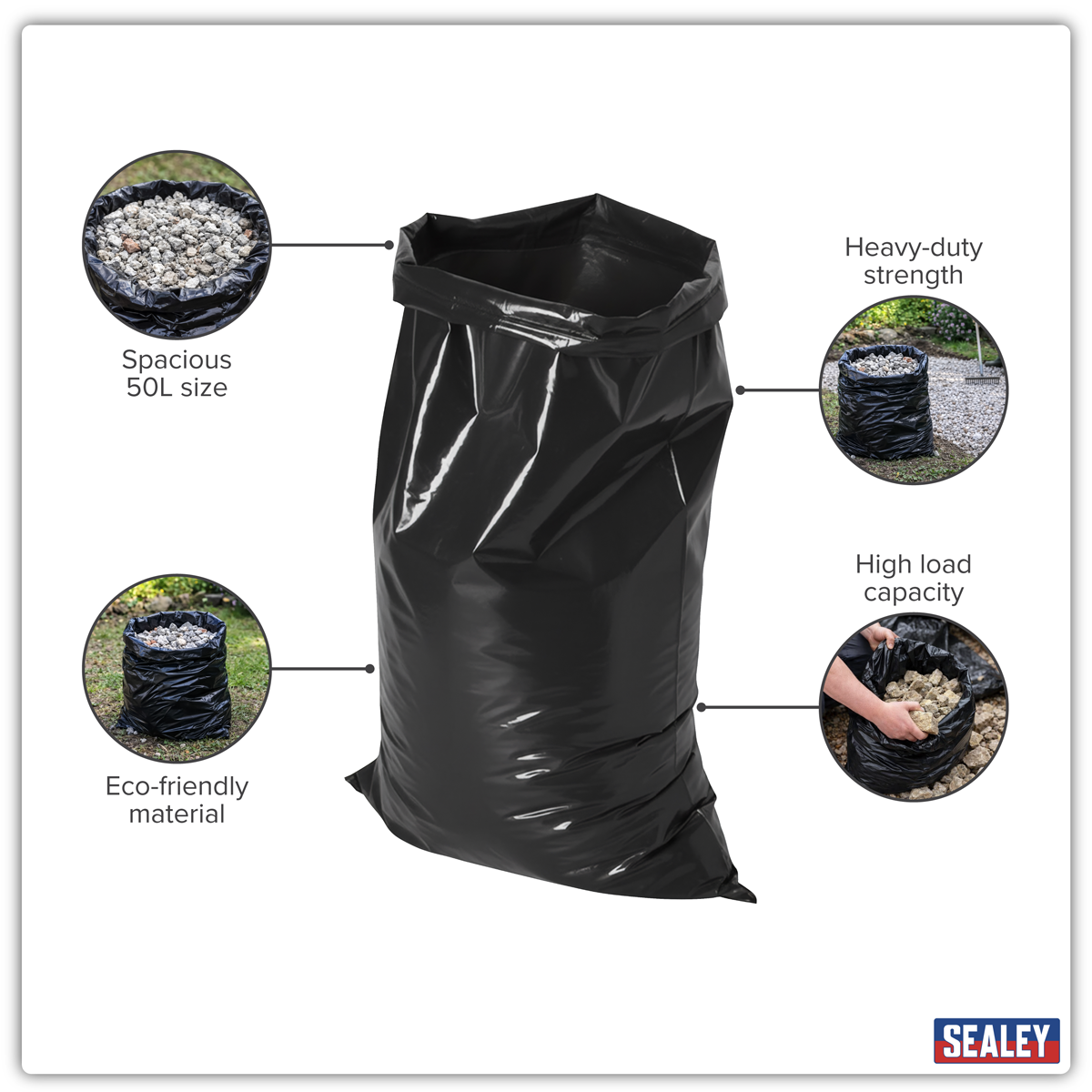 Rubble Sacks 50L - Pack of 20 SRS20