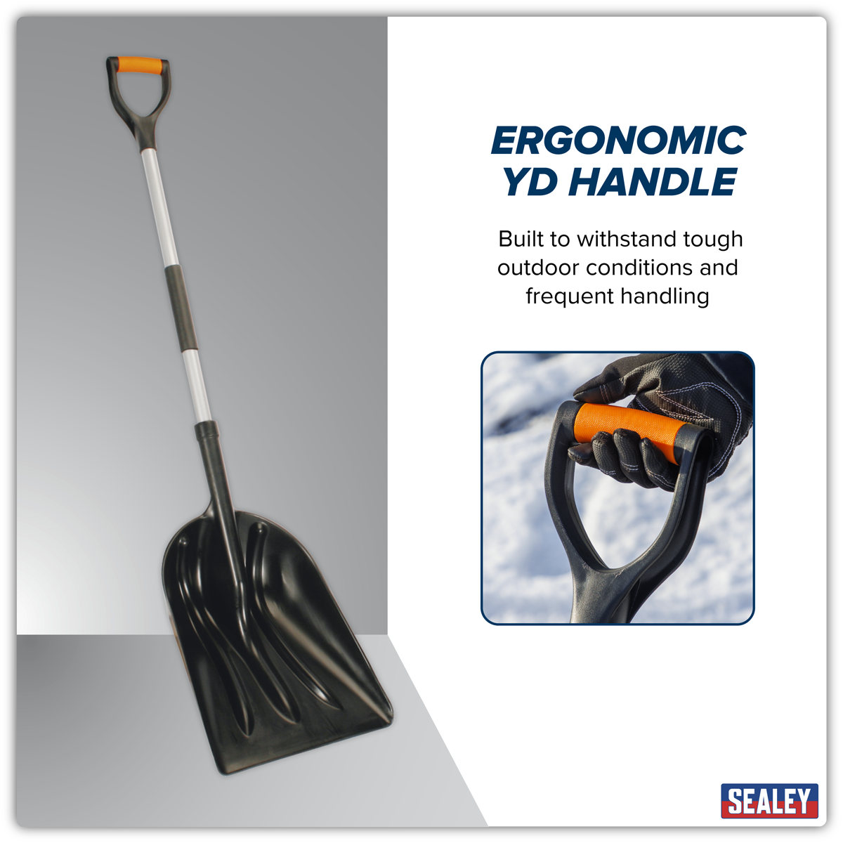 General-Purpose Shovel with 900mm Metal Handle SS01