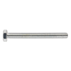 8.8 Zinc Plated HT Setscrew M10 x 100mm, DIN 933 - Pack of 25 SS10100