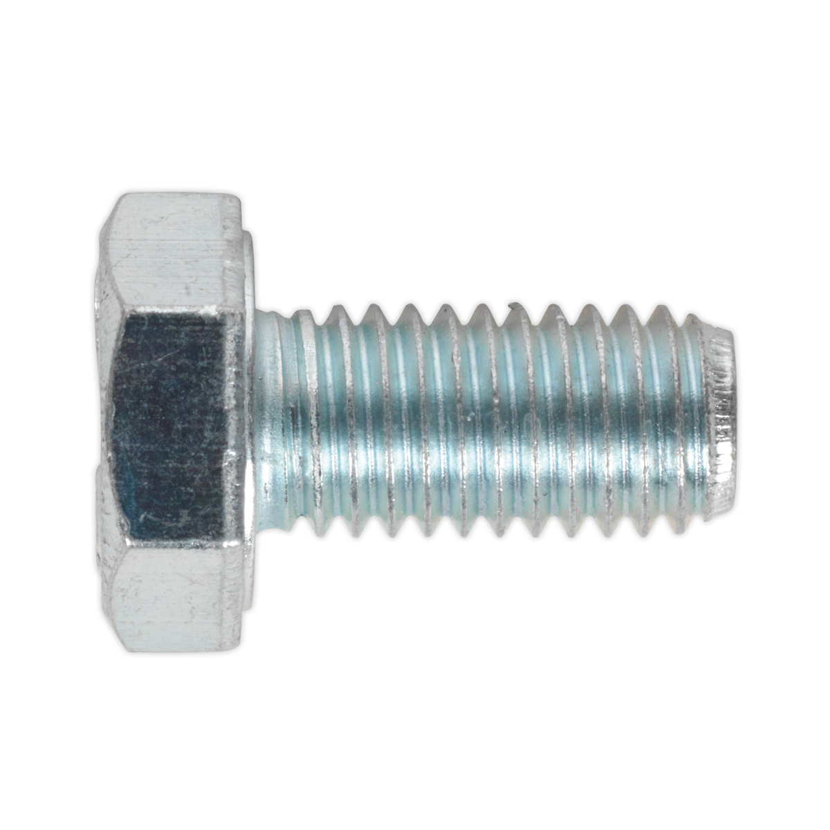 8.8 Zinc Plated HT Setscrew M10 x 20mm, DIN 933 - Pack of 25 SS1020