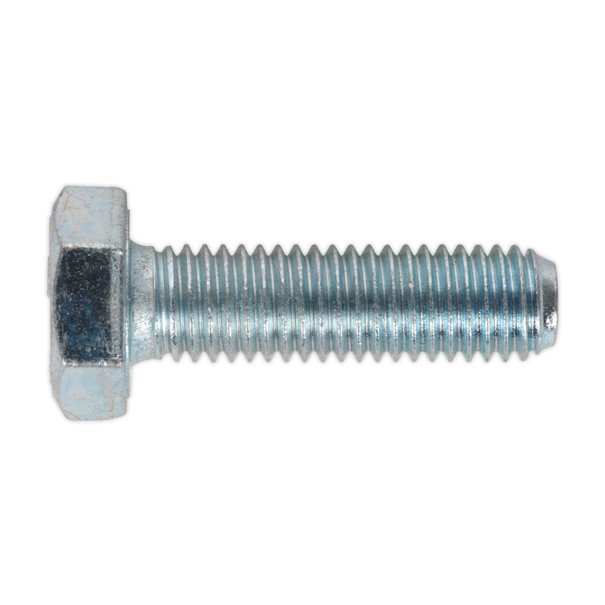 8.8 Zinc Plated HT Setscrew M10 x 35mm, DIN 933 - Pack of 25 SS1035