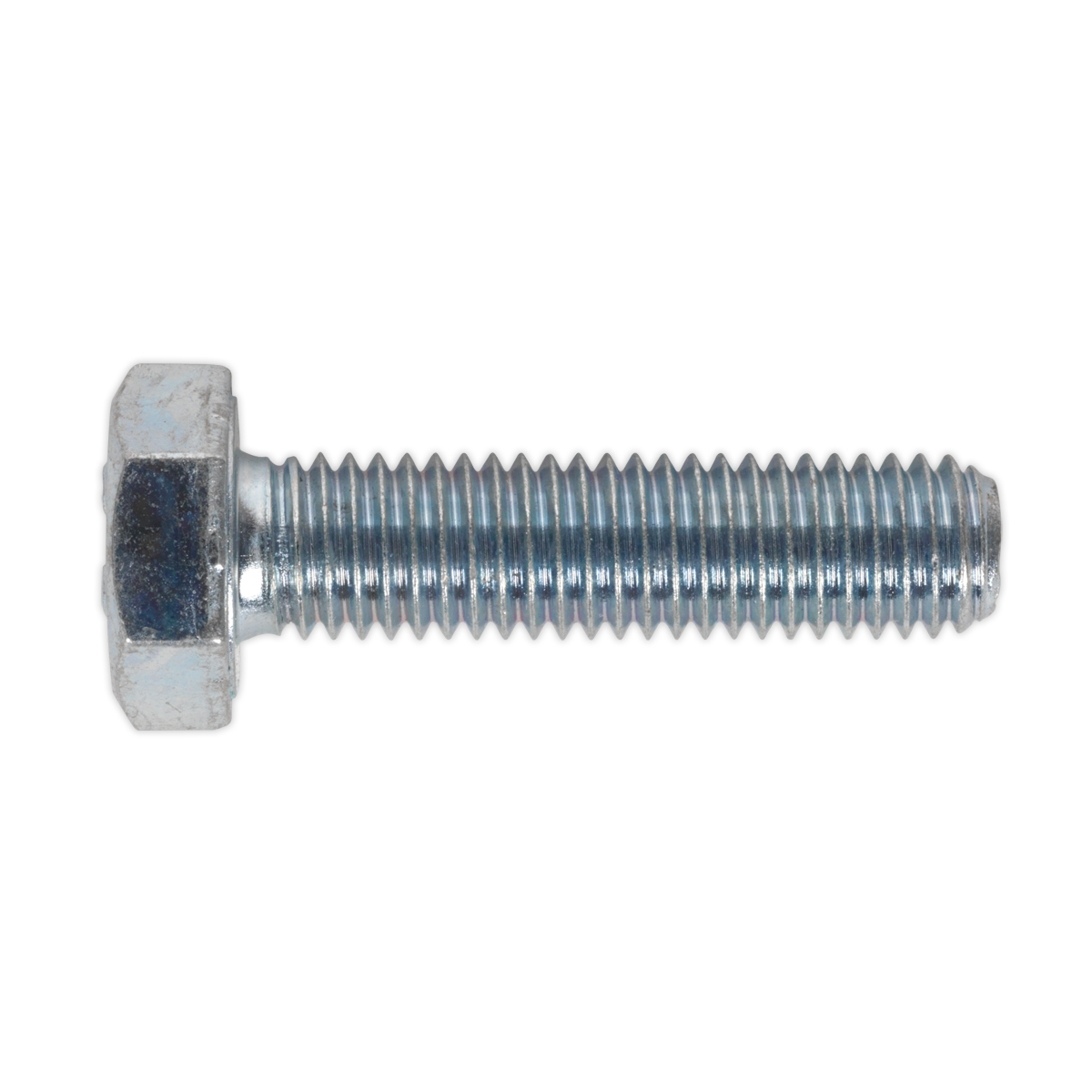 8.8 Zinc Plated HT Setscrew M10 x 40mm, DIN 933 - Pack of 25 SS1040