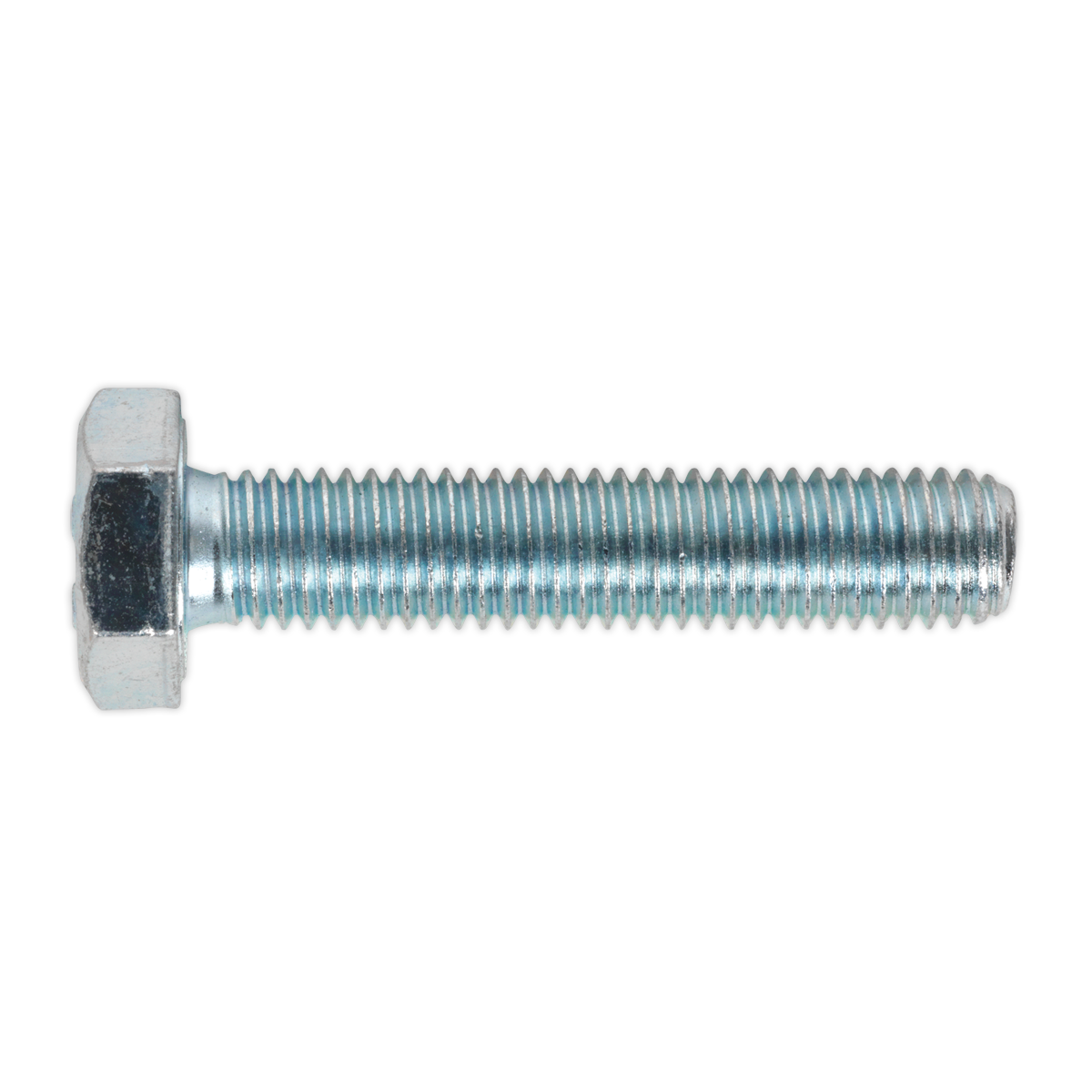 8.8 Zinc Plated HT Setscrew M10 x 50mm, DIN 933 - Pack of 25 SS1050