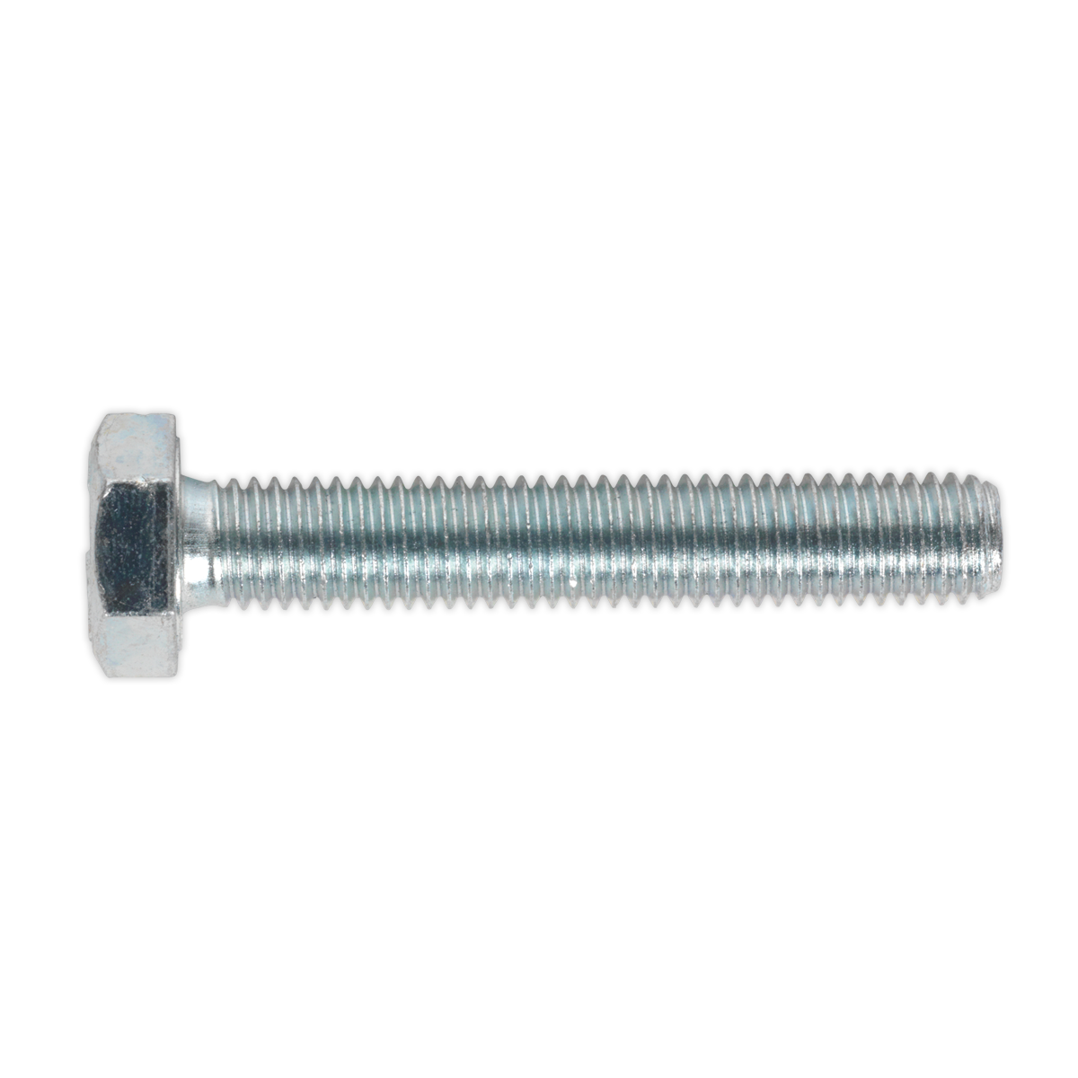 8.8 Zinc Plated HT Setscrew M10 x 60mm, DIN 933 - Pack of 25 SS1060