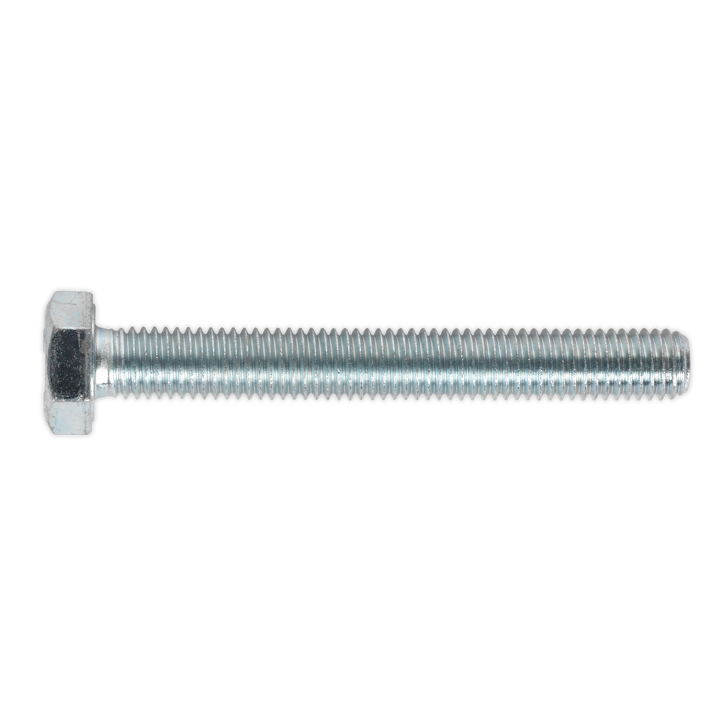 8.8 Zinc Plated HT Setscrew M10 x 80mm, DIN 933 - Pack of 25 SS1080