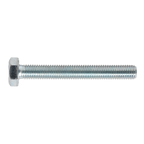 8.8 Zinc Plated HT Setscrew M10 x 80mm, DIN 933 - Pack of 25 SS1080
