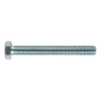8.8 Zinc Plated HT Setscrew M12 x 100mm, DIN 933 - Pack of 10 SS12100