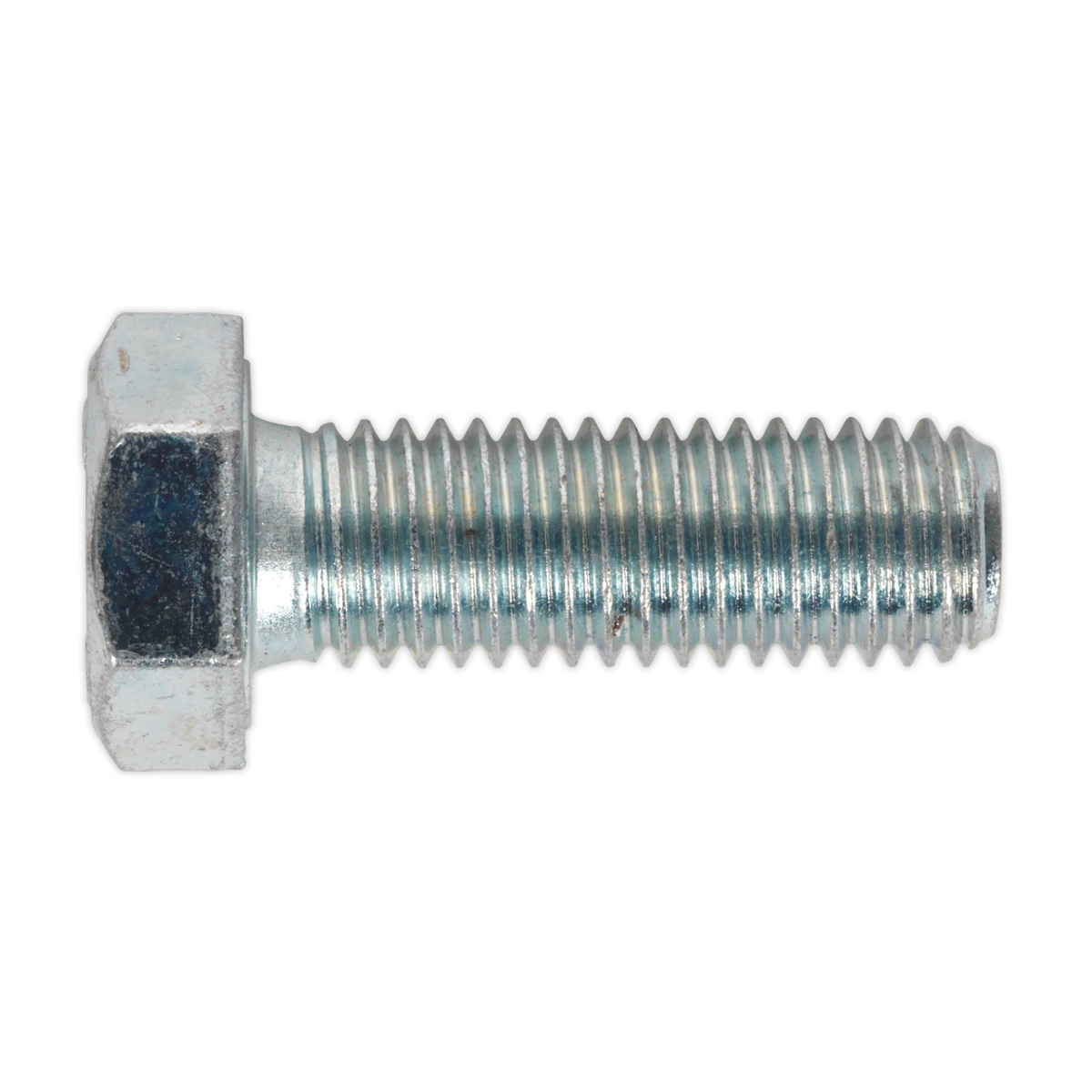 8.8 Zinc Plated HT Setscrew M12 x 35mm, DIN 933 - Pack of 25 SS1235