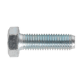 8.8 Zinc Plated HT Setscrew M12 x 40mm, DIN 933 - Pack of 25 SS1240