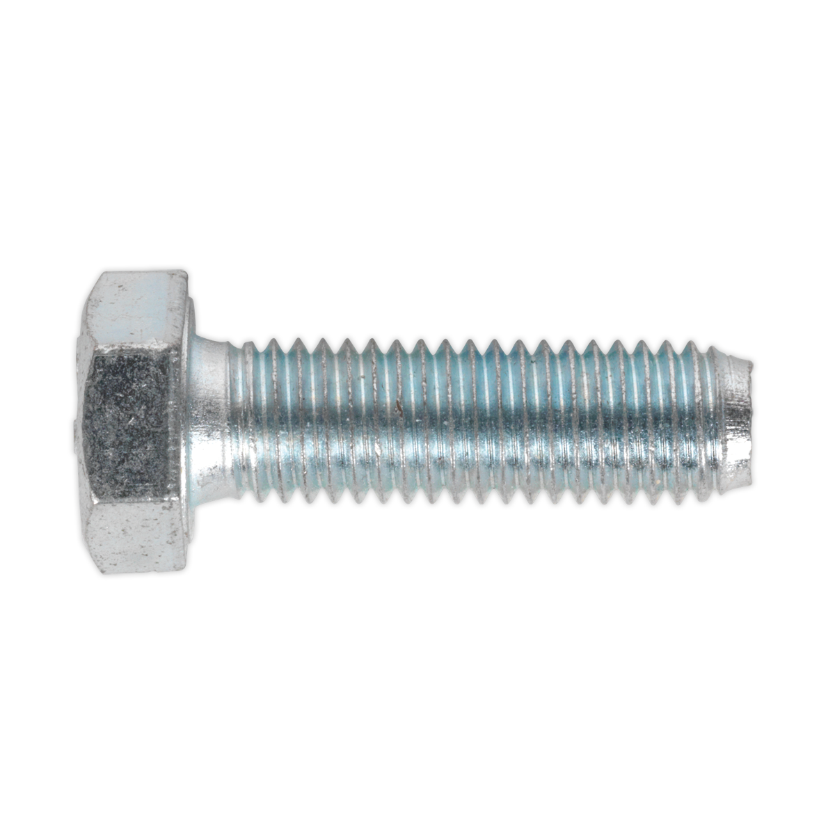 8.8 Zinc Plated HT Setscrew M12 x 40mm, DIN 933 - Pack of 25 SS1240