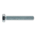 8.8 Zinc Plated HT Setscrew M12 x 75mm, DIN 933 - Pack of 10 SS1275
