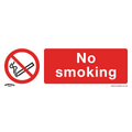 No Smoking Safety Sign - Self-Adhesive Vinyl SS13V1