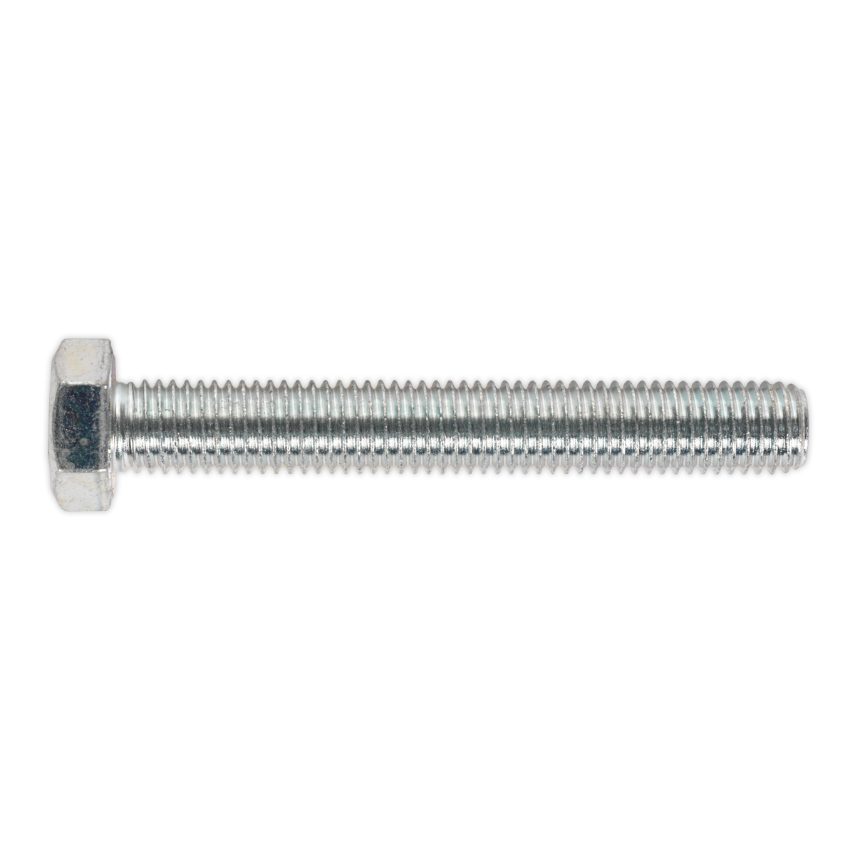 8.8 Zinc Plated HT Setscrew M14 x 100mm, DIN 933 - Pack of 10 SS14100