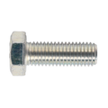 8.8 Zinc Plated HT Setscrew M14 x 40mm, DIN 933 - Pack of 10 SS1440