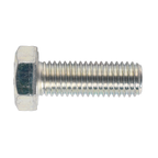 8.8 Zinc Plated HT Setscrew M14 x 40mm, DIN 933 - Pack of 10 SS1440