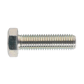 8.8 Zinc Plated HT Setscrew M14 x 50mm, DIN 933 - Pack of 10 SS1450