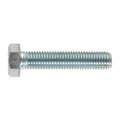 8.8 Zinc Plated HT Setscrew M14 x 70mm, DIN 933 - Pack of 10 SS1470