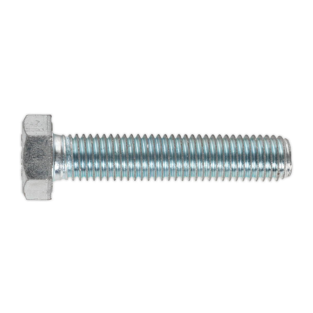8.8 Zinc Plated HT Setscrew M14 x 70mm, DIN 933 - Pack of 10 SS1470