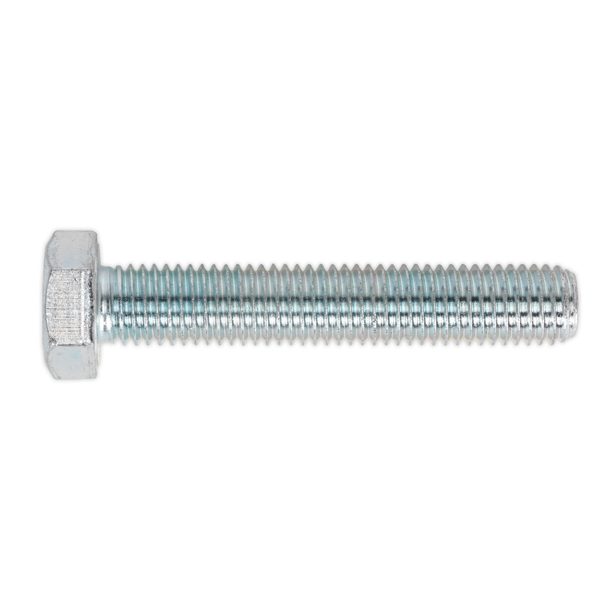 8.8 Zinc Plated HT Setscrew M14 x 80mm, DIN 933 - Pack of 10 SS1480