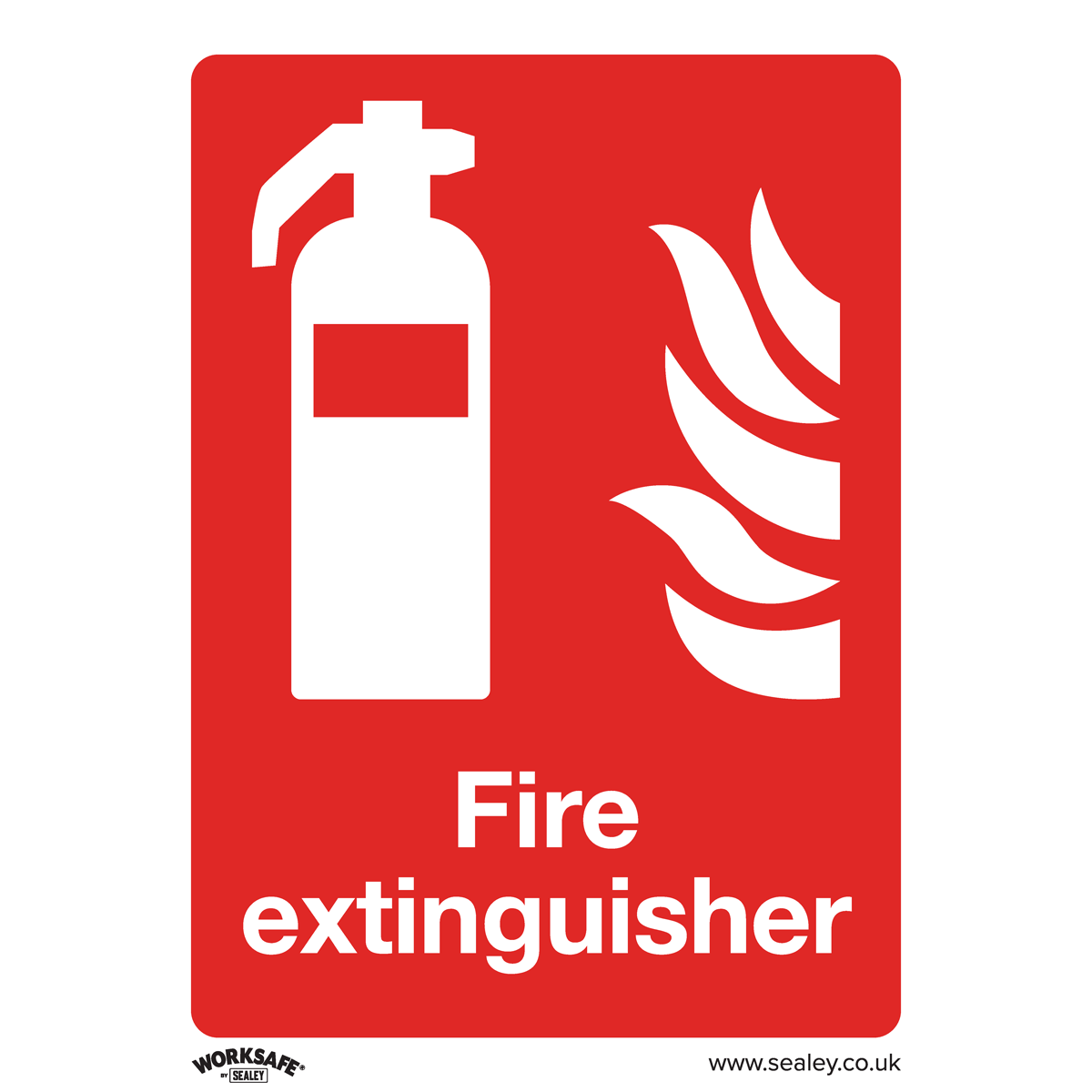 Fire Extinguisher Safety Sign - Rigid Plastic SS15P1