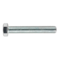 8.8 Zinc Plated HT Setscrew M16 x 100mm, DIN 933 - Pack of 5 SS16100