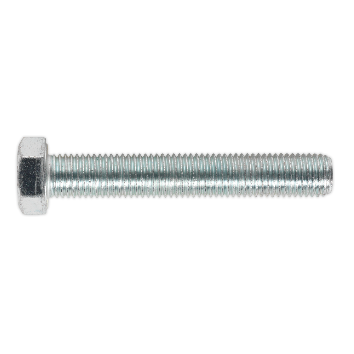 8.8 Zinc Plated HT Setscrew M16 x 100mm, DIN 933 - Pack of 5 SS16100