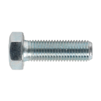8.8 Zinc Plated HT Setscrew M16 x 50mm, DIN 933 - Pack of 10 SS1650
