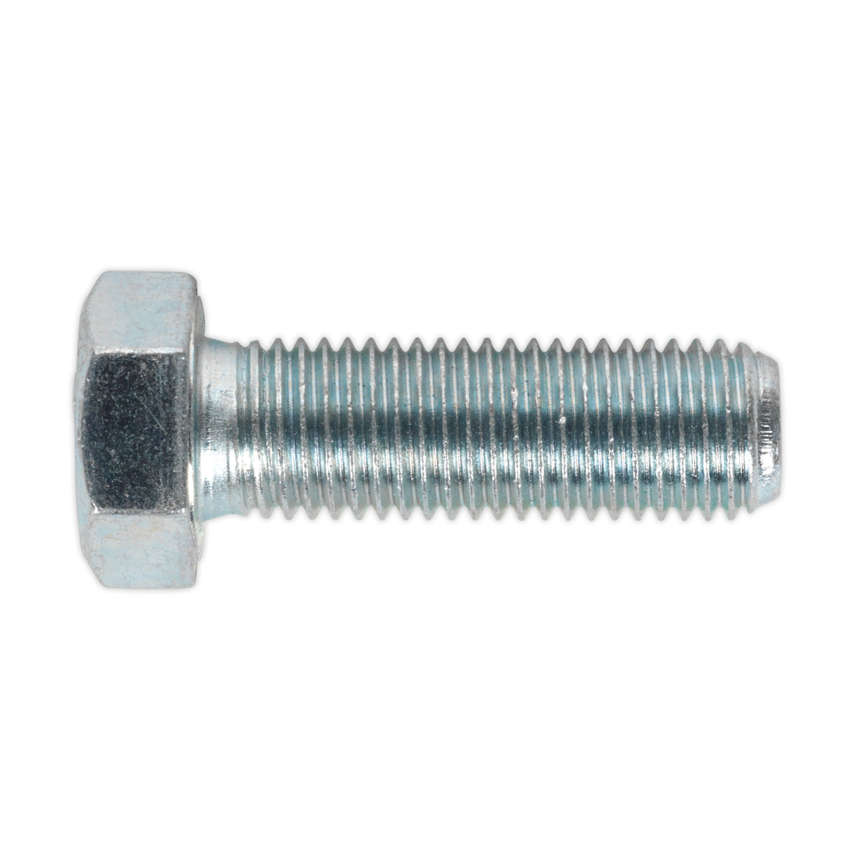 8.8 Zinc Plated HT Setscrew M16 x 50mm, DIN 933 - Pack of 10 SS1650