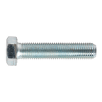 8.8 Zinc Plated HT Setscrew M16 x 75mm, DIN 933 - Pack of 10 SS1675