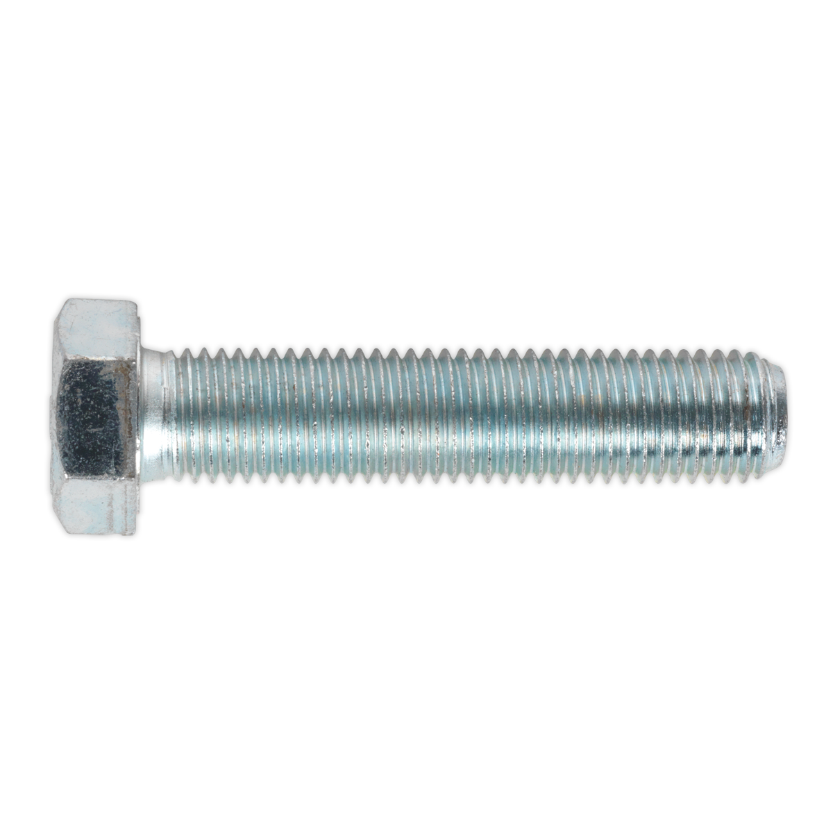 8.8 Zinc Plated HT Setscrew M16 x 75mm, DIN 933 - Pack of 10 SS1675