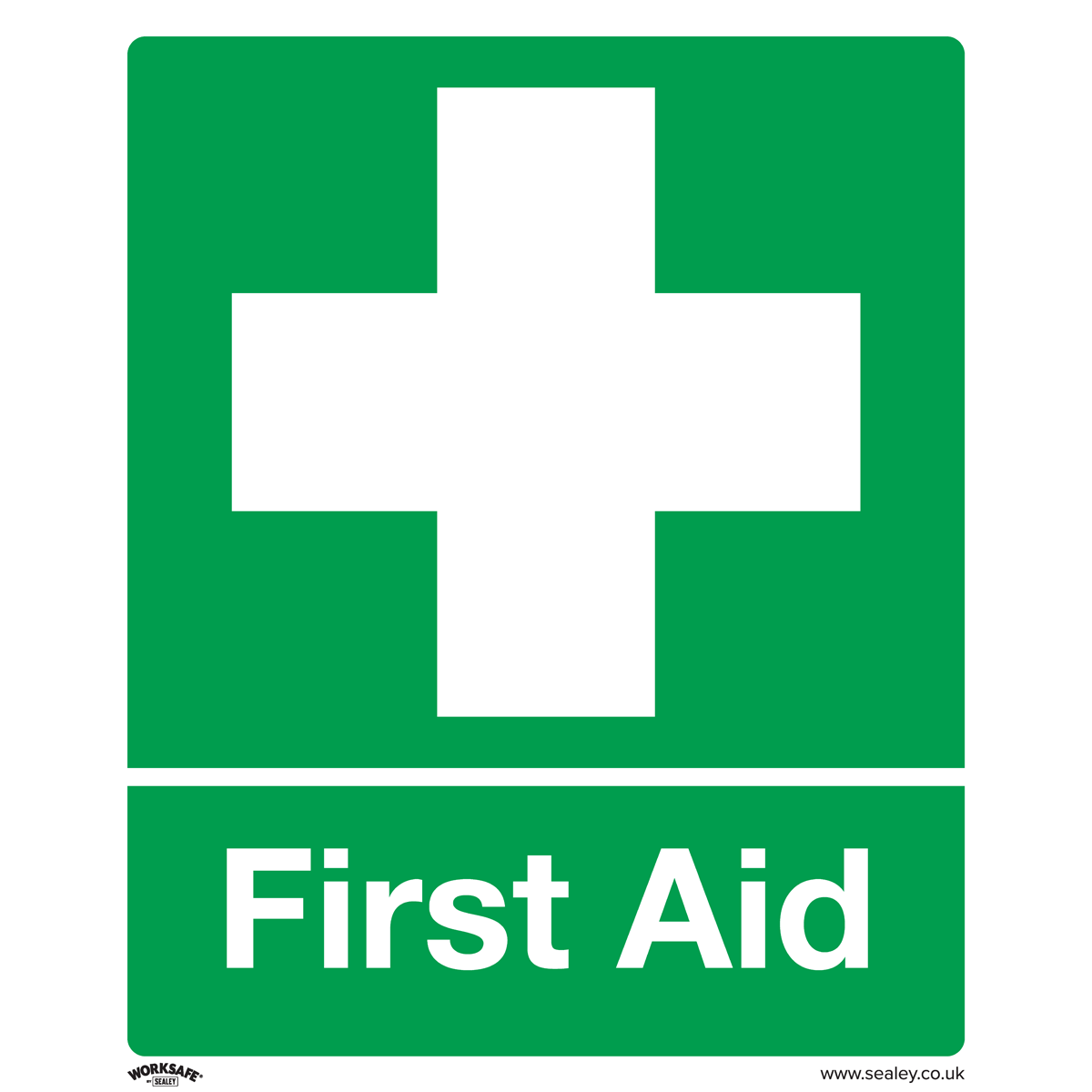 First Aid Safety Sign - Rigid Plastic SS26P1