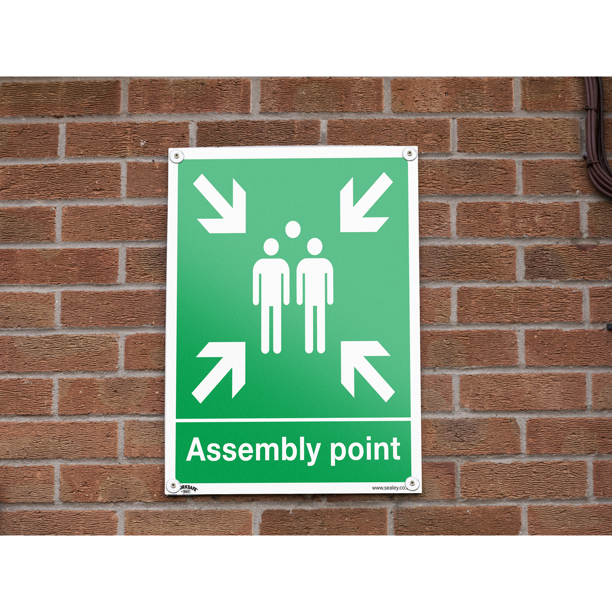 Assembly Point Safety Sign - Rigid Plastic SS37P1