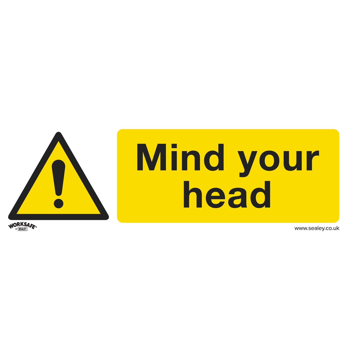 Mind Your Head Safety Sign - Self-Adhesive Vinyl SS39V1