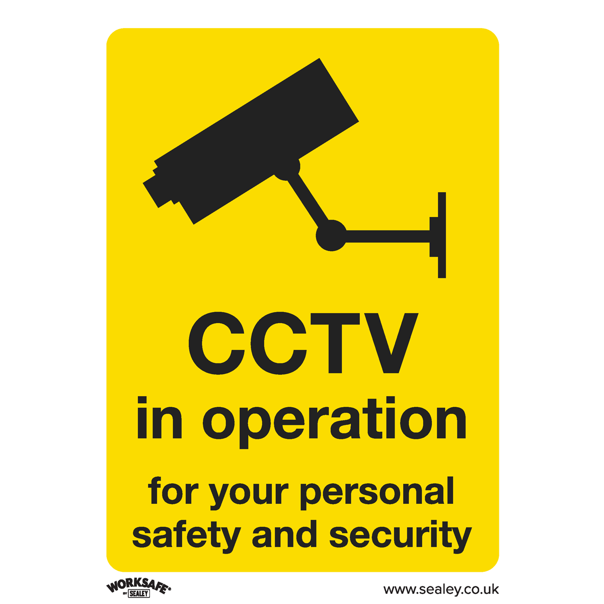 CCTV Safety Sign - Self-Adhesive Vinyl SS40V1