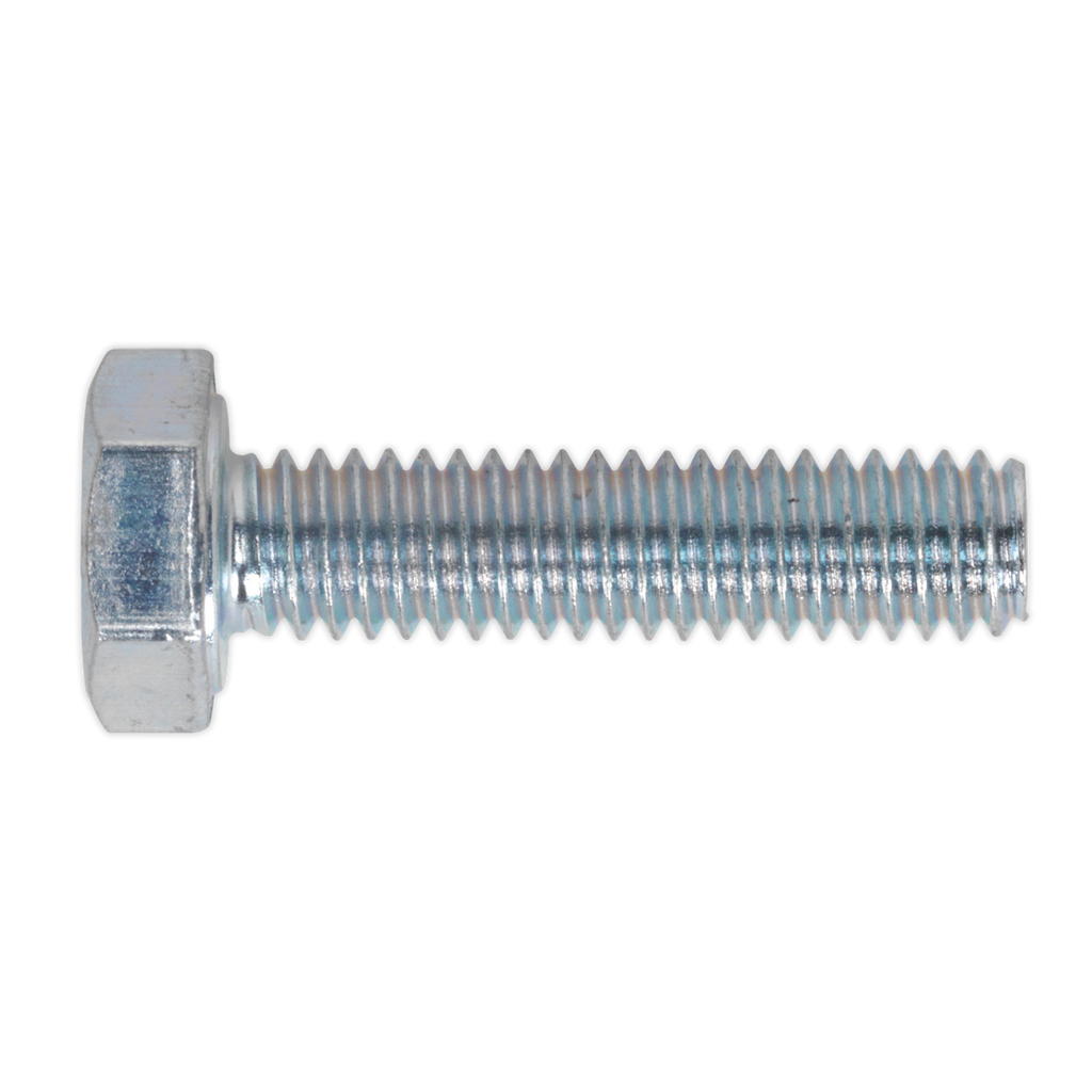 8.8 Zinc Plated HT Setscrew M4 x 10mm, DIN 933 - Pack of 50 SS410