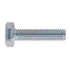 8.8 Zinc Plated HT Setscrew M4 x 10mm, DIN 933 - Pack of 50 SS410