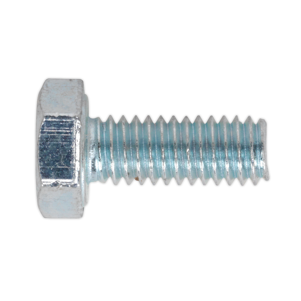 8.8 Zinc Plated HT Setscrew M4 x 16mm, DIN 933 - Pack of 50 SS416