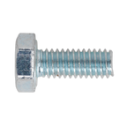 8.8 Zinc Plated HT Setscrew M4 x 16mm, DIN 933 - Pack of 50 SS416