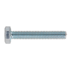 8.8 Zinc Plated HT Setscrew M4 x 25mm, DIN 933 - Pack of 50 SS425