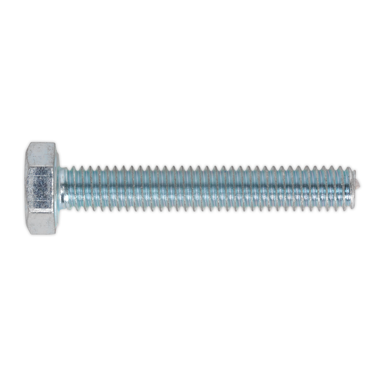 8.8 Zinc Plated HT Setscrew M4 x 25mm, DIN 933 - Pack of 50 SS425