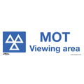 MOT Viewing Area Safety Sign - Self-Adhesive Vinyl SS50V1