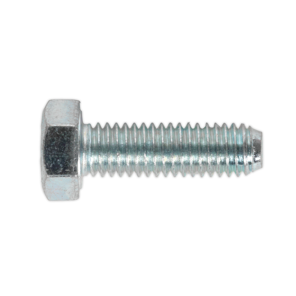 8.8 Zinc Plated HT Setscrew M5 x 16mm, DIN 933 - Pack of 50 SS516