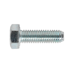 8.8 Zinc Plated HT Setscrew M5 x 16mm, DIN 933 - Pack of 50 SS516