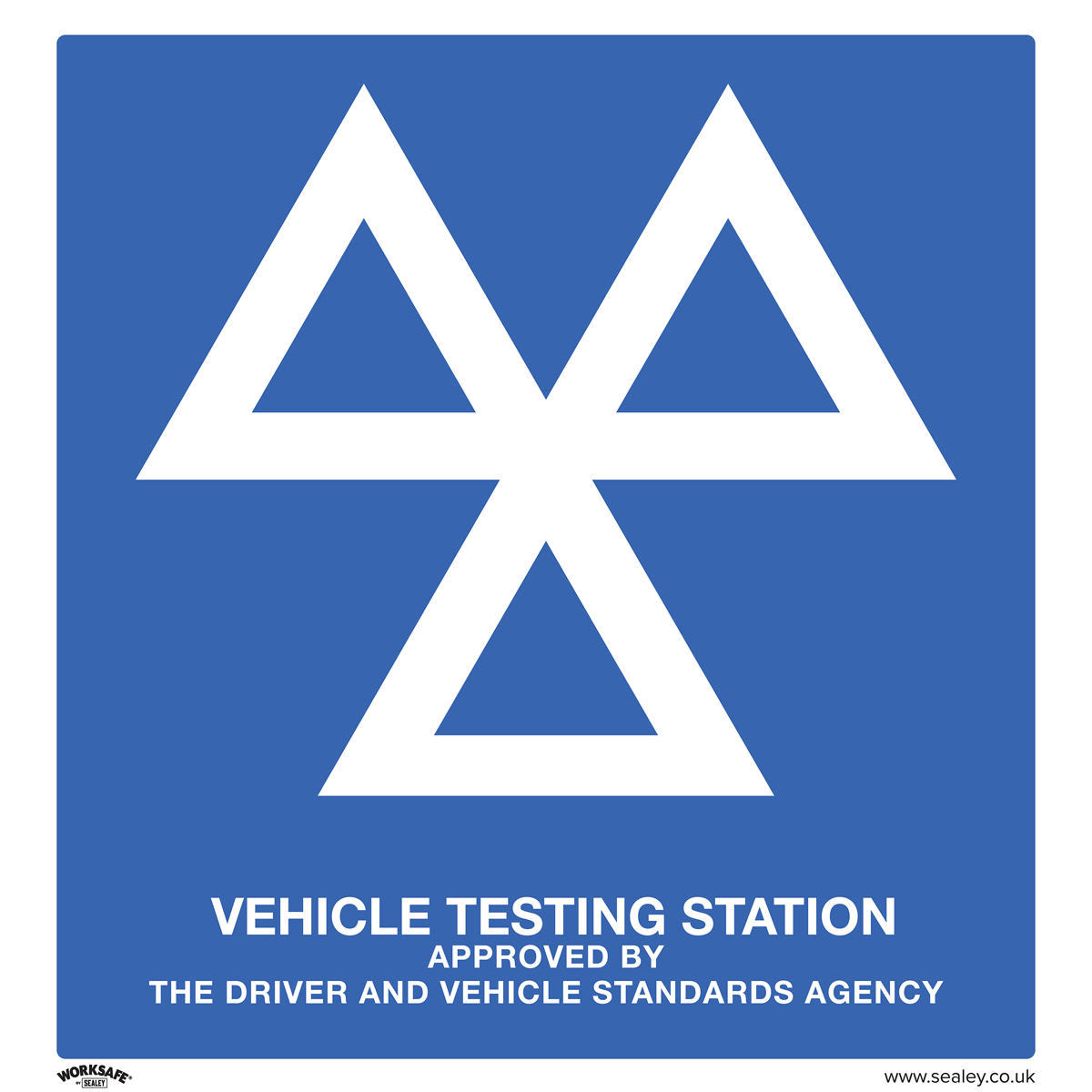 MOT Testing Station Safety Sign - Rigid Plastic SS51P1