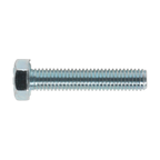 8.8 Zinc Plated HT Setscrew M5 x 25mm, DIN 933 - Pack of 50 SS525