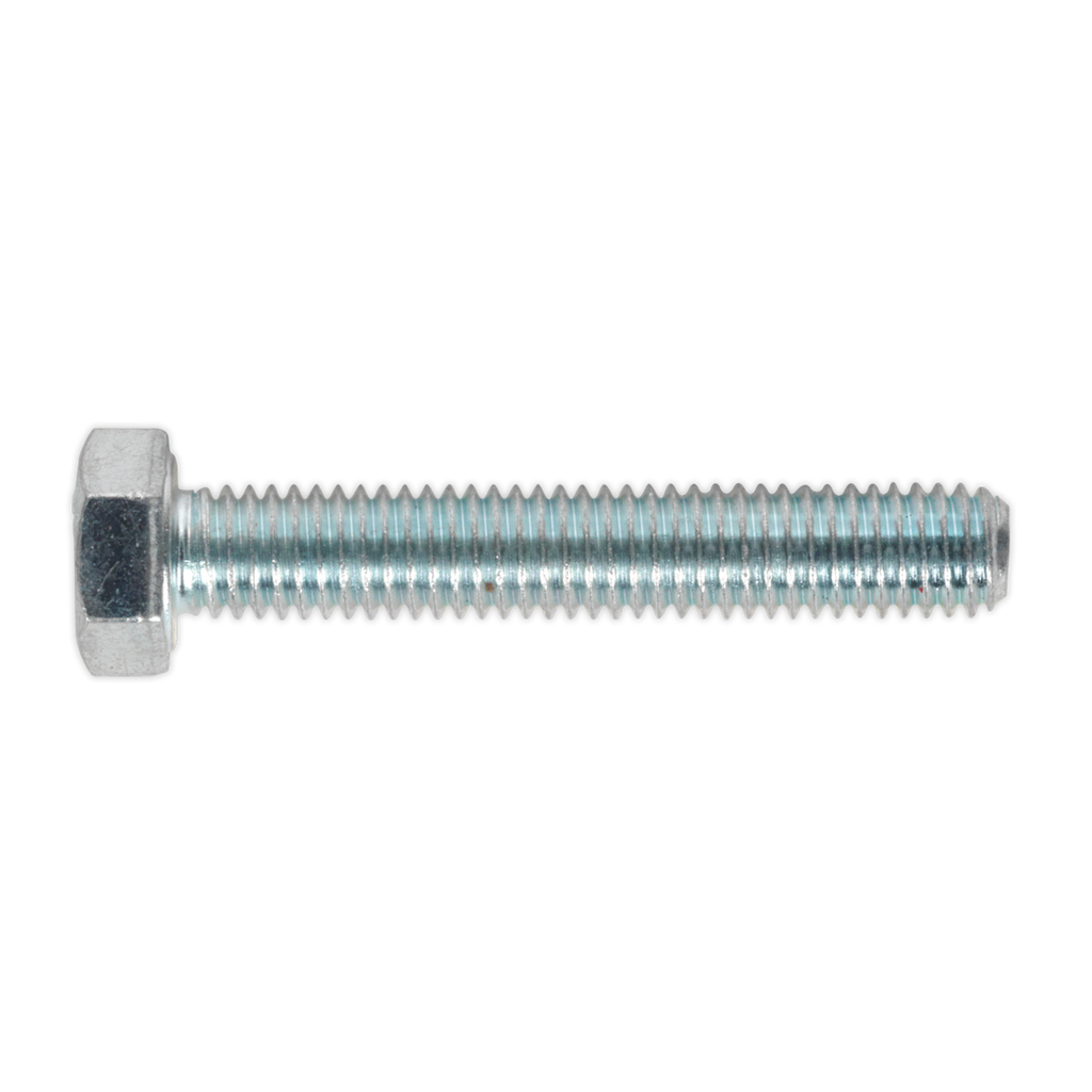 8.8 Zinc Plated HT Setscrew M5 x 30mm, DIN 933 - Pack of 50 SS530