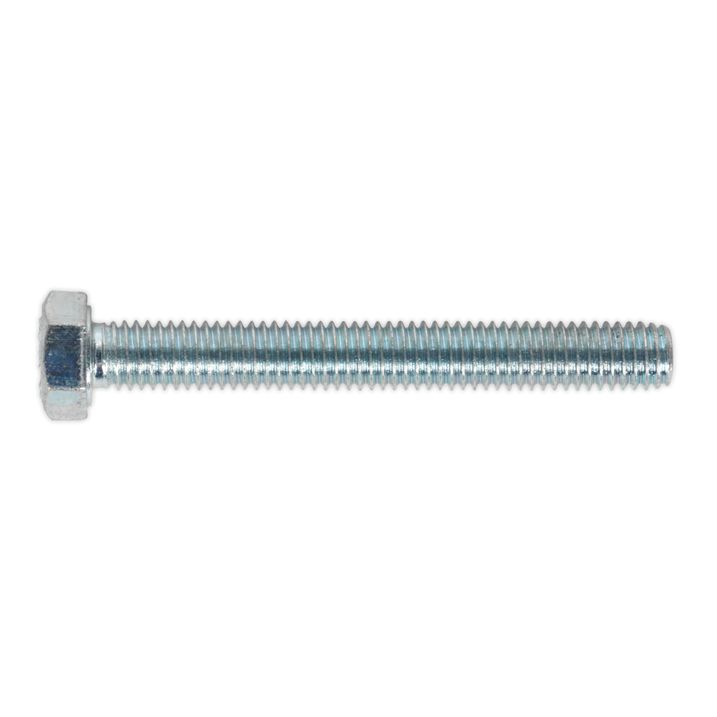 8.8 Zinc Plated HT Setscrew M5 x 40mm, DIN 933 - Pack of 50 SS540